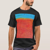 Desert Horizon sinaasappel zand en blauwe lucht T-shirt (Voorkant)