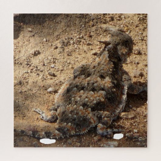 Desert Horst Lizard Difficult Legpuzzel (Verticaal)
