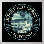 DESERT HOT SPINGS RIVERSIDE CALIFORNIA POSTER (Voorkant)
