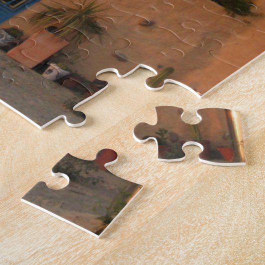 Desert House 8" x 10" Fotopuzzel met geschenkdoos Legpuzzel (Zijkant)