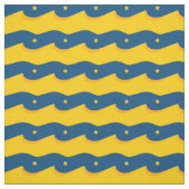 Desert in the night - a blue and yellow pattern stof (Swatch)