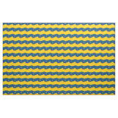 Desert in the night - a blue and yellow pattern stof (Fat Quarter)
