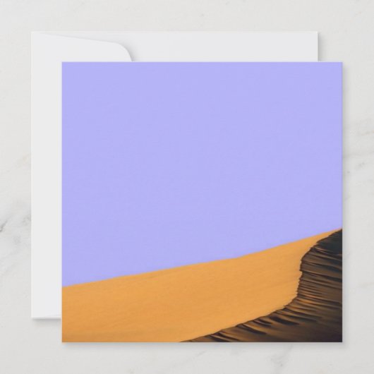 Desert Invitation Kaart (Voorkant)
