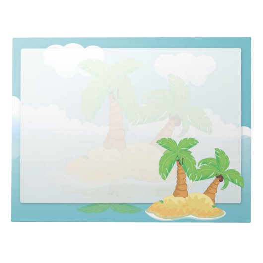 Desert Island Notitieblok (Voorkant)