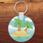 Desert Island Sleutelhanger (Voorkant)