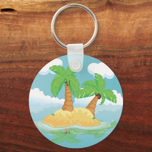 Desert Island Sleutelhanger (Voorkant)