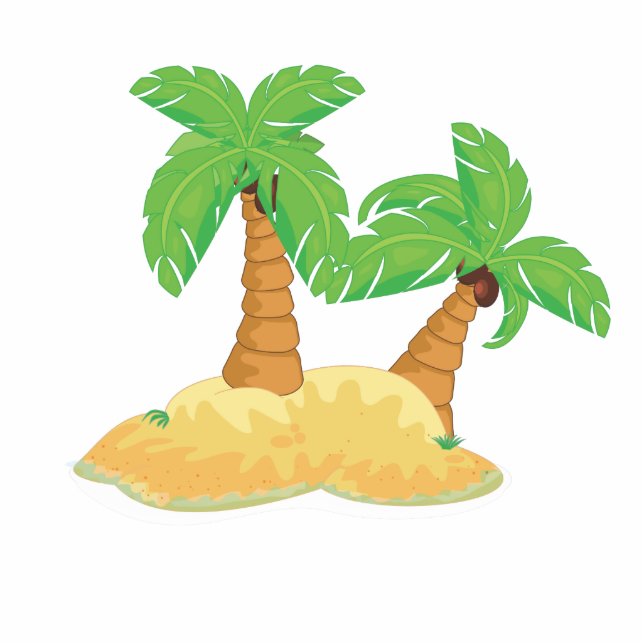 Desert Island Staand Fotobeeldje (Voorkant)