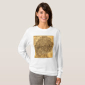 Desert IslandPanoramaMap T-shirt (Voorkant volledig)