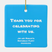 Desert Isle Keramisch Ornament (Achterkant)