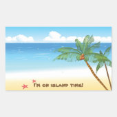 Desert Isle Sticker (Voorkant)