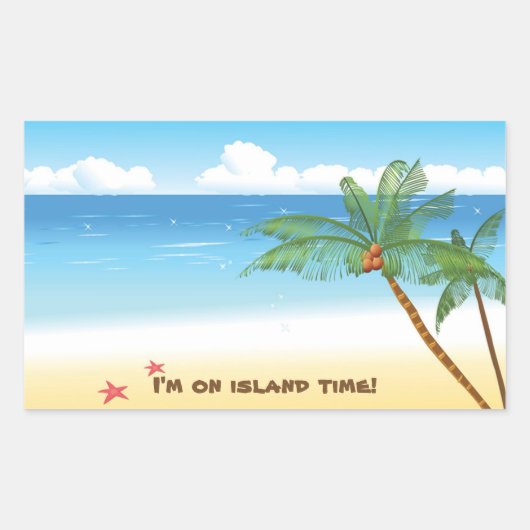 Desert Isle Sticker (Voorkant)