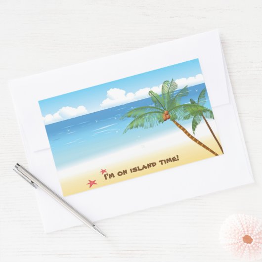 Desert Isle Sticker (Envelop)
