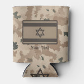 Desert Israëlische vlag Blikjeskoeler (Voorkant)
