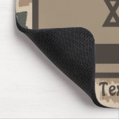 Desert Israëlische vlag Muismat (Hoek)