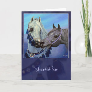 Desert Jewels Arabian horses greecard Kaart