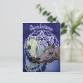 Desert Jewels Arabian paarden briefkaart (Staand voorkant)