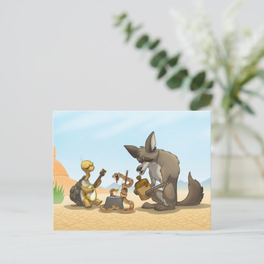 Desert Jug Band Briefkaart (Staand voorkant)