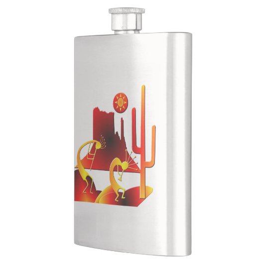 Desert Kokopelli Flacon (Links)