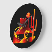 Desert Kokopelli Grote Klok (Hoek)