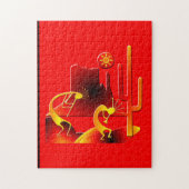 Desert Kokopelli Legpuzzel (Verticaal)
