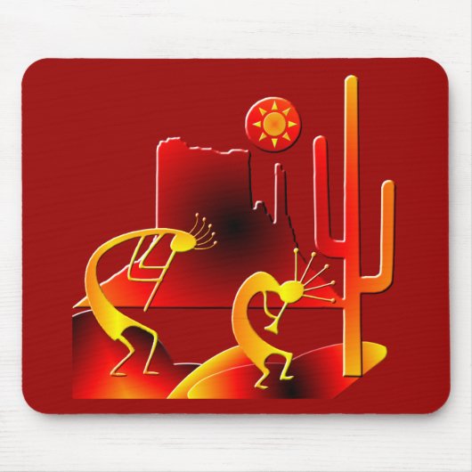 Desert Kokopelli Muismat (Voorkant)