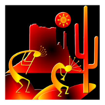 Desert Kokopelli