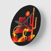 Desert Kokopelli Ronde Klok (Hoek)