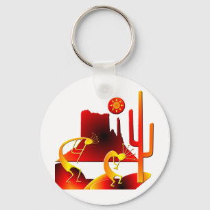 Desert Kokopelli Sleutelhanger