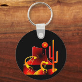 Desert Kokopelli Sleutelhanger (Voorkant)