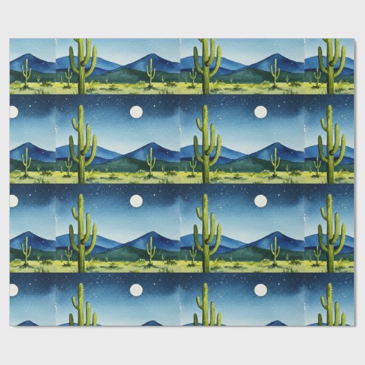 Desert landscape cadeaupapier (Vlak)