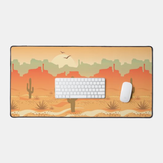 Desert Landscape Desk Mat (Keyboard & Muis)