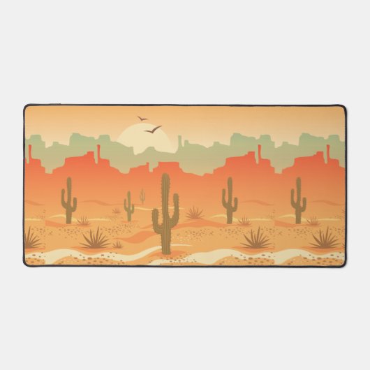 Desert Landscape Desk Mat (Voorkant)