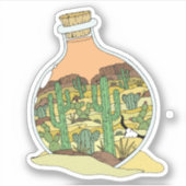 Desert Landscape Laptop Sticker (Voorkant)
