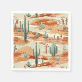 Desert Landscape Paper Servet