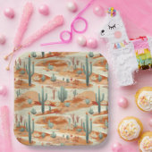 Desert Landscape Papieren Bordje (Feest)
