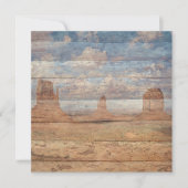 Desert Landscape Sandstone Buttes And Heavenly Sky Kaart (Voorkant)