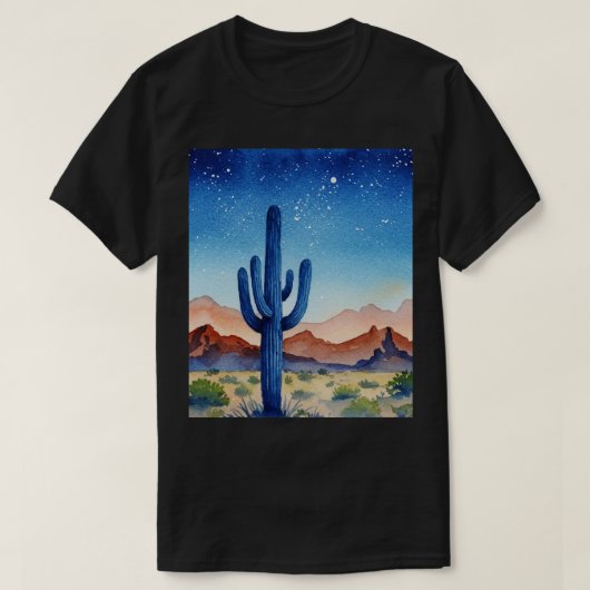 Desert landscape t-shirt (Design voorkant)