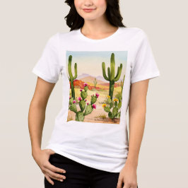 Desert landscape Tri-Blend shirt