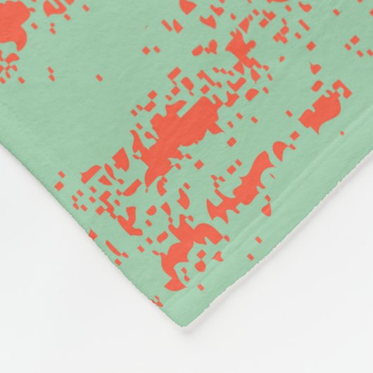 Desert landscape with Cactuses and cow skull. Vint Fleece Deken (Hoek)