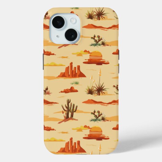 Desert Landschap Arizona Patroon Case-Mate iPhone Case (Achterkant)