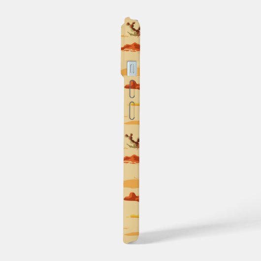 Desert Landschap Arizona Patroon iPhone 15 Case (Linkerkant)