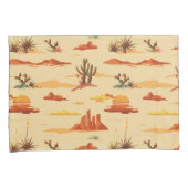 Desert Landschap Arizona Patroon Kussensloop (Voorkant-Rechts)