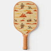 Desert Landschap Arizona Patroon Pickleball Paddle (Achterkant)