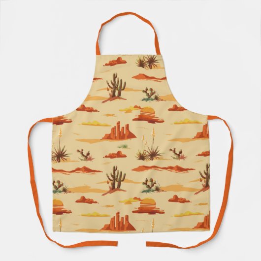 Desert Landschap Arizona Patroon Schort (Voorkant)