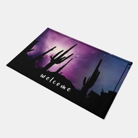 DESERT LIGHTS COWBOY TRAIL DEURMAT (Schuin)