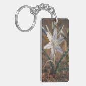 Desert Lily Wildbloblobloemen Sleutelhanger (Voorkant Links)