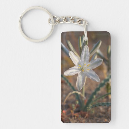 Desert Lily Wildbloblobloemen Sleutelhanger (Voorkant)
