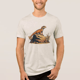 Desert Lizard  Style Tri-Blend Shirt