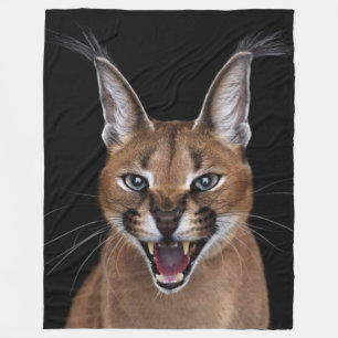 DESERT LYNX FLEECE DEKEN