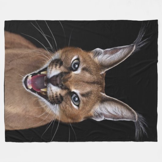 DESERT LYNX FLEECE DEKEN (Voorkant (Horizontaal))